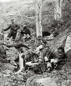 Христо Силянов с други войводи, 1913 г., албум на Владимир Сис 